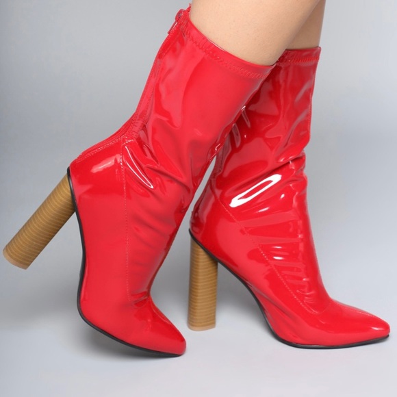 Red Booties - Picture 3 of 3